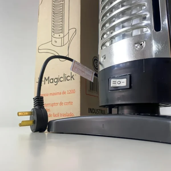 Estufa Eléctrica Magiclick Vertical de Cuarzo – 2 Velas | 1200W - Imagen 4