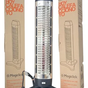 Estufa Eléctrica Magiclick Vertical de Cuarzo – 2 Velas | 1200W