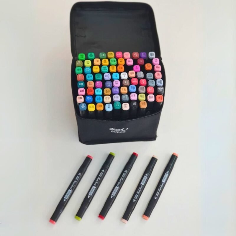 Set de 80 Marcadores Doble Punta Touch Yuzu – Color Vibrant - Imagen 8