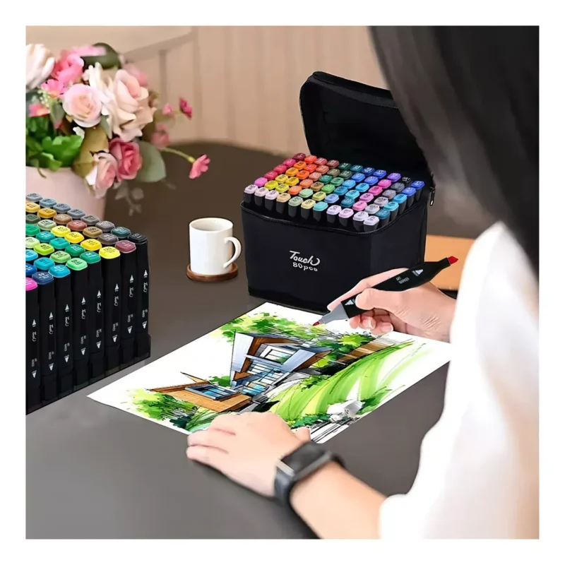 Set de 80 Marcadores Doble Punta Touch Yuzu – Color Vibrant - Imagen 6