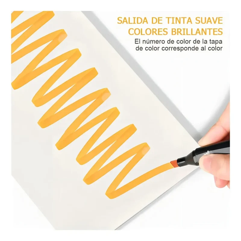 Set de 80 Marcadores Doble Punta Touch Yuzu – Color Vibrant - Imagen 3