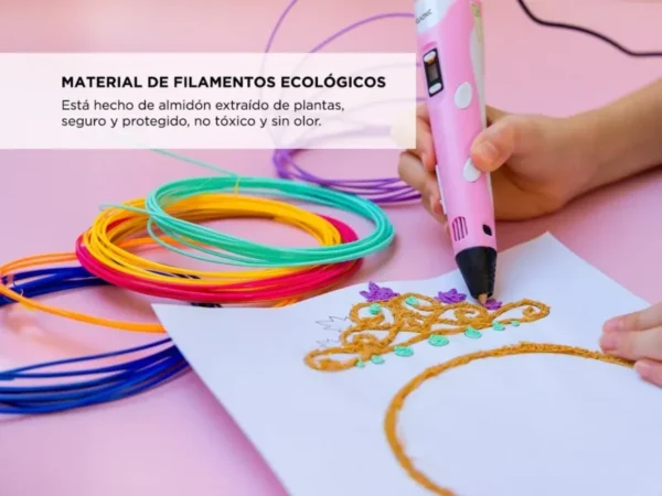 Lápiz 3D – Impresora de Mano con Filamentos y LCD - Imagen 8