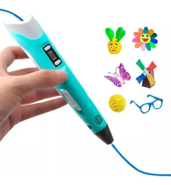 Lápiz 3D – Impresora de Mano con Filamentos y LCD