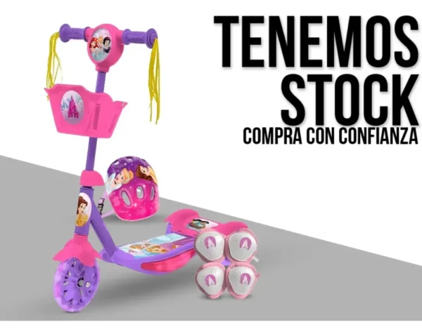 Monopatín Infantil Princesas con Luz y Sonido - Imagen 10